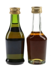 Bisquit VSOP & Hennessy VSOP Bottled 1970s-1980s 2 x 2.9-3cl / 40%