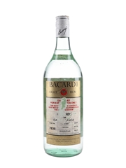 Bacardi Carta Blanca Bottled 1970s 100cl / 40%