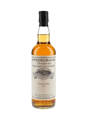 Springbank 15 Year Old Private Cask Bottling 70cl / 46%