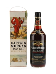 Captain Morgan Black Label Jamaica Rum Bottled 1970s 75.7cl / 43%