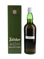 Talisker 8 Year Old Bottled 1970s - The Distiller's Agency Ltd. 75.7cl / 45.7%