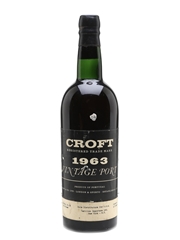 Croft 1963 Vintage Port Carillon Importers, New York 75cl / 20.7%