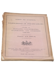 Patents for Inventions Class 32, Distilling, Concentration, Evaporation, and Condensing Liquids, 1889-1892