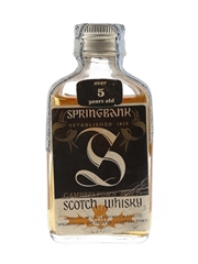 Springbank 5 Year Old Bottled 1970s - Consorzio Vinicolo A Sutti 4.7cl / 43%