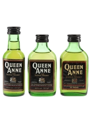 Queen Anne Bottled 1970s-1980s 3 x 5cl / 40%
