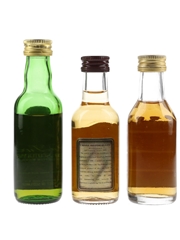 Assorted Blended Scotch Whisky Bottled 1980s 3 x 4.7cl-5cl / 43%