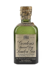 Gordon's Special Dry London Gin Spring Cap Bottled 1940s-1950s 5cl / 40%