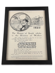 Johnnie Walker - The History of Scotch Whisky is the History of Walker Punch Almanack 1910 