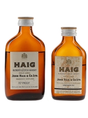 Haig Gold Label Bottled 1970s 2 x 5cl / 40%