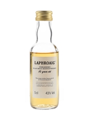 Laphroaig 10 Year Old Unblended Bottled 1980s 5cl / 43%
