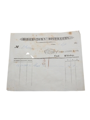 John Lyons & Co. Riverstown Distillery Invoices Dated 1846 William Pulling & Co. 