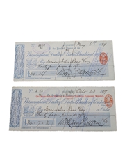 Longrow & Kintyre Distilleries Invoices & Cheques Date 1877-1904 William Pulling & Co 