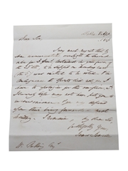 James Jameson Correspondence, Dated 1842-1846 William Pulling & Co. 