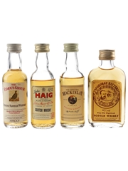 Assorted Blended Scotch Whisky The Famous Grouse, Mr. George Baxter's, Haig, Mackinlay 4 x 5cl