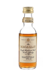 Macallan 12 Year Old Bottled 1980s - Japanese Import 5cl / 43%