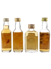 Famous Grouse, Harry Ramsden's, Isle Of Skye 8 Year Old & The National Choice Bottled 1980s & 1990s 4 x 5cl / 40%