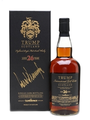 Glendronach 26 Year Old Trump International Golf Links Signed By Donald Trump 70cl / 53.3%