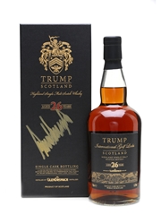 Glendronach 26 Year Old Trump International Golf Links Signed By Donald Trump 70cl / 53.3%