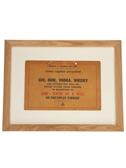Weights & Measures Act, 1963 Framed Notice  