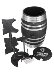 Highland Park Scotch Whisky Barrel Dispenser The Counter Top Cask 28cm x 23cm