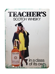 Teacher's Scotch Whisky Metal Sign  45cm x 60cm