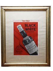 Black & White Scotch Whisky Advertisement 1933  47cm x 56.6cm