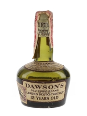 Dawson's Old Curio Brand 12 Year Old Bottled 1950s - Julius Wile Sons & Co. 4.7cl / 43.4%