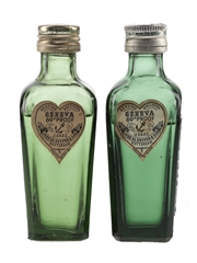 De Kuyper Genever Bottled 1960s 2 x 5cl / 39.4%