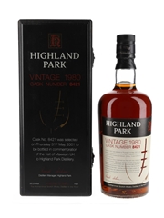 Highland Park 1980 21 Year Old Cask Number 8421 70cl / 50.5%