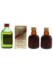 Assorted Blended Scotch Whisky Black Bottle and Two Old Parr 3 x 5cl / 40%