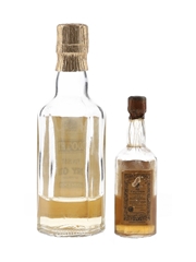 Booth's Finest Dry Gin Bottled 1960s 5cl & 1cl / 40%