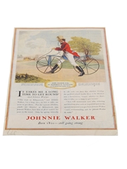Johnnie Walker Advertisement 1930s 