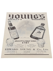 Young's Quality Whiskies Advertisement