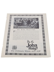 John Haig Advertisement