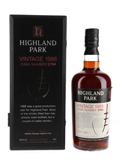 Highland Park 1986 Cask Number 2794