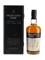 Highland Park 1973 Sherry Cask No. 11167