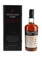 Highland Park 1973 Sherry Cask No. 11151