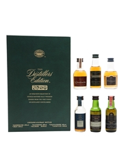 Classic Malts Distillers Edition Set Dalwhinnie 1980, Lagavulin 1979, Glenkinchie 1986, Talisker 1986, Cragganmore 1984 & Oban 1980 6 x 5cl