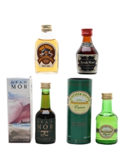 Irish Mist, Hot Toddy, Oran Mor, Scottish Island Assorted Whisky Liqueurs 4 x 4.5cl-5cl