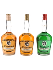 Rembrandt Curacao Liqueur Bottled 1960s-1970s 3 x 75cl / 29%