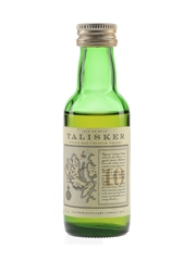 Talisker 10 Year Old Bottled 1990s - Map Label 5cl / 45.8%