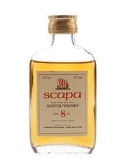 Scapa 8 Year Old Bottled 1980s - Gordon & MacPhail 5cl / 57%