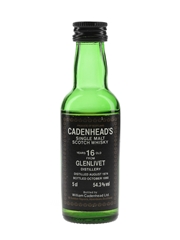 Glenlivet 1974 16 Year Old Bottled 1990 - Cadenhead's 5cl / 54.3%