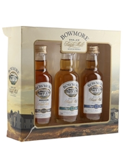 Bowmore Miniature Set 12 Year Old, Darkest and 17 Year Old 3 x 5cl / 43%