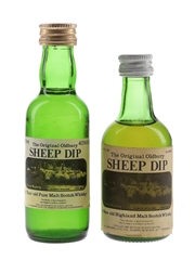 Sheep Dip 8 Year Old Bottled 1970s - 1980s 2 x 5- 5.6cl / 40%