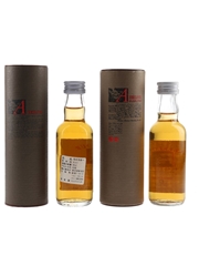 Aberlour 10 & 12 Year Old Bottled 1980s 2 x 5cl / 43%