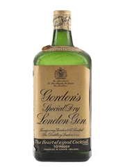 Gordon's Special Dry London Gin Spring Cap Bottled 1950s 75cl / 40%