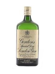 Gordon's Special Dry London Gin Bottled 1960s 75.7cl / 40%