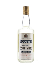 Booth's Finest Dry Gin Bottled 1965 75.7cl / 40%