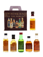 Whiskies Of The World Set Aberlour, Bushmills, Clan Campbell, Jameson & Wild Turkey 6 x 5cl